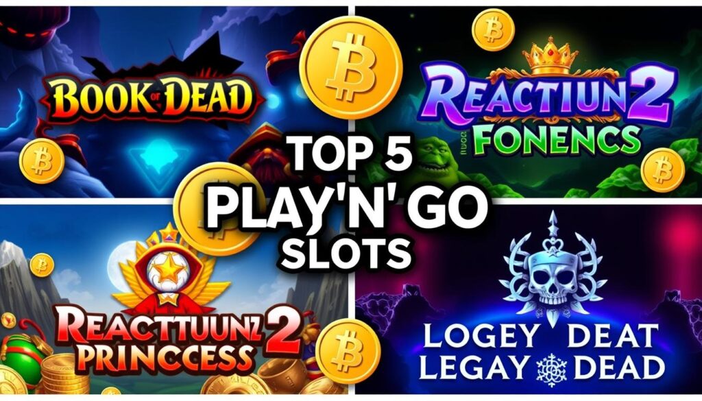 Collage der besten Play'n GO Slots für Krypto-Spieler Collage der besten Play'n GO Slots für Krypto-Spieler