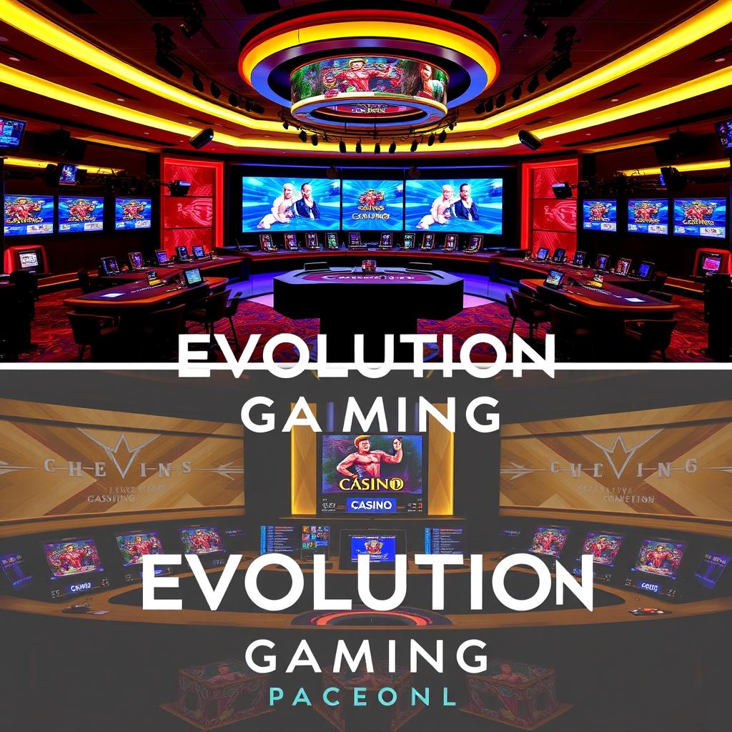 Evolution Gaming Logo und Live Casino Studio