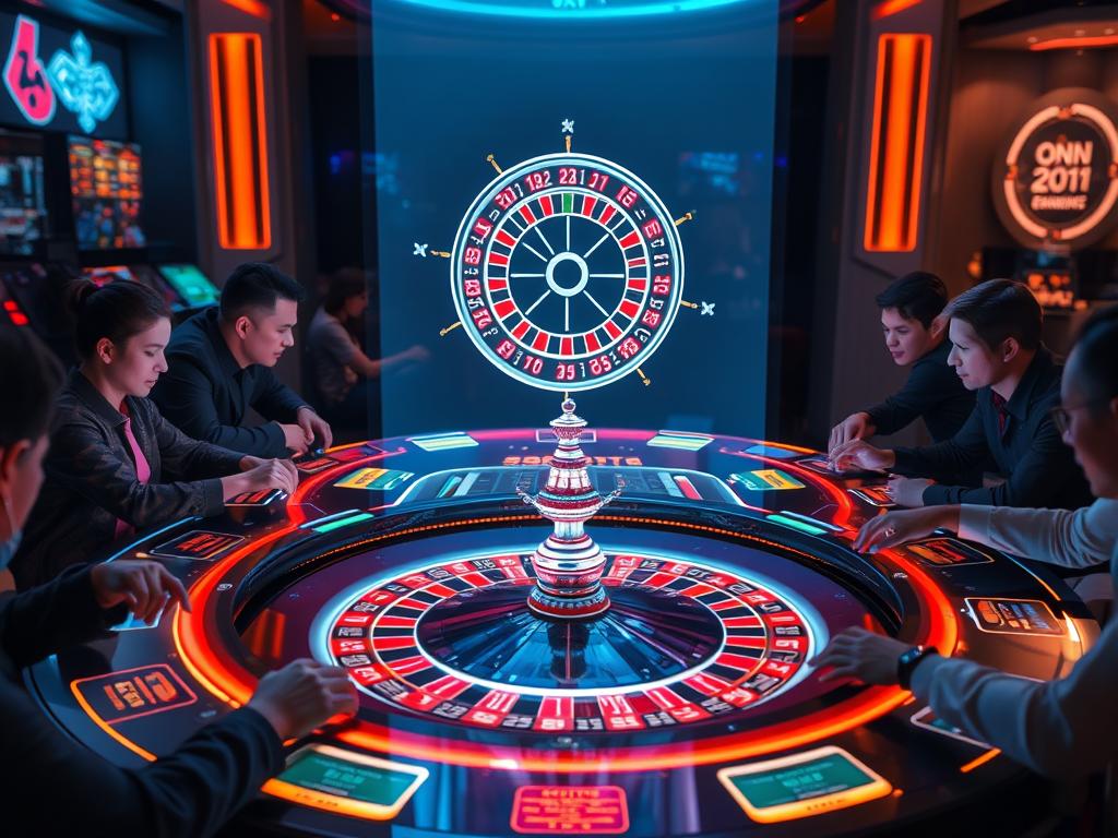Holographic Roulette mit 3D-Projektion - Casino Spiele 2025 Holographic Roulette mit 3D-Projektion - Casino Spiele 2025