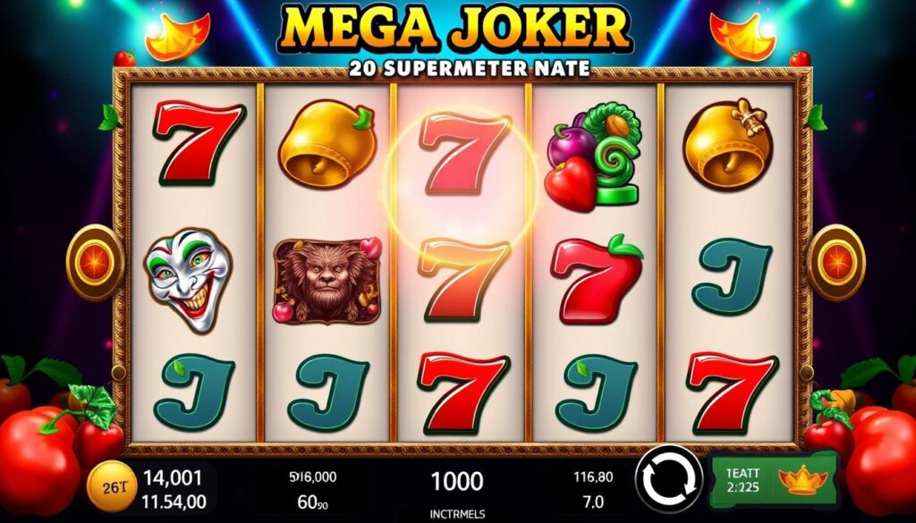 Mega Joker Slot mit klassischem Fruchtautomaten-Design Mega Joker Slot mit klassischem Fruchtautomaten-Design
