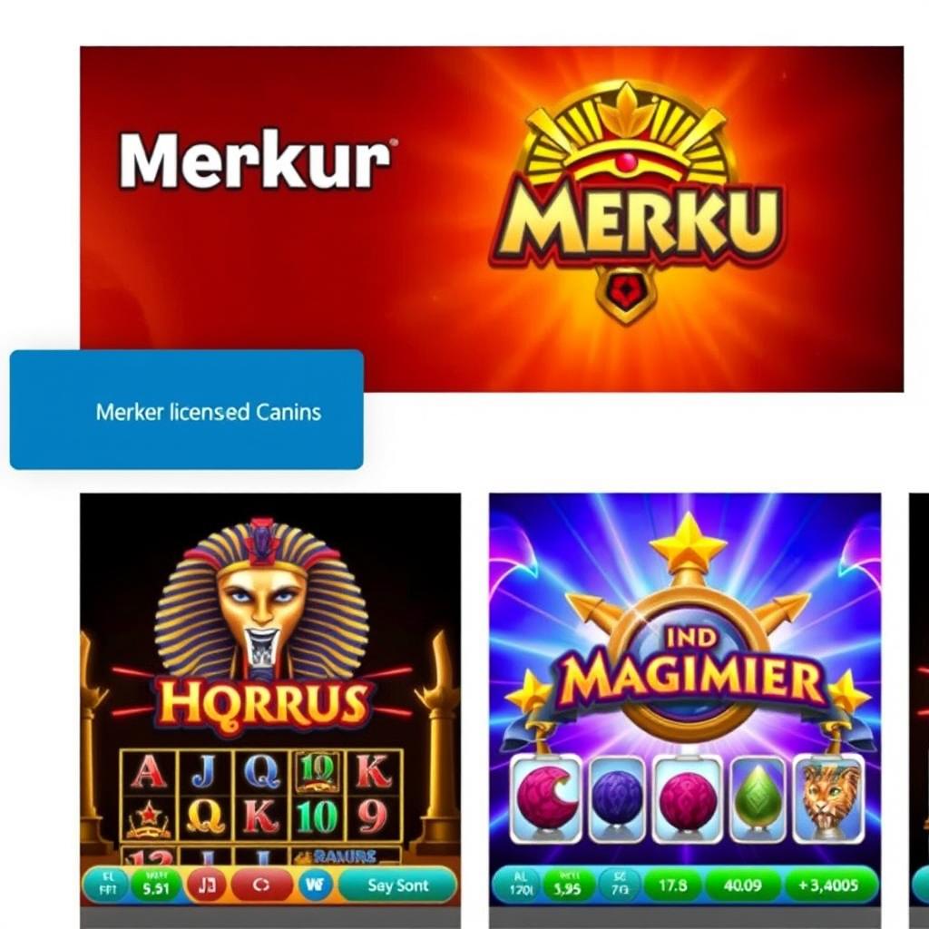 Merkur Spielautomaten in einem legalen deutschen Online Casino