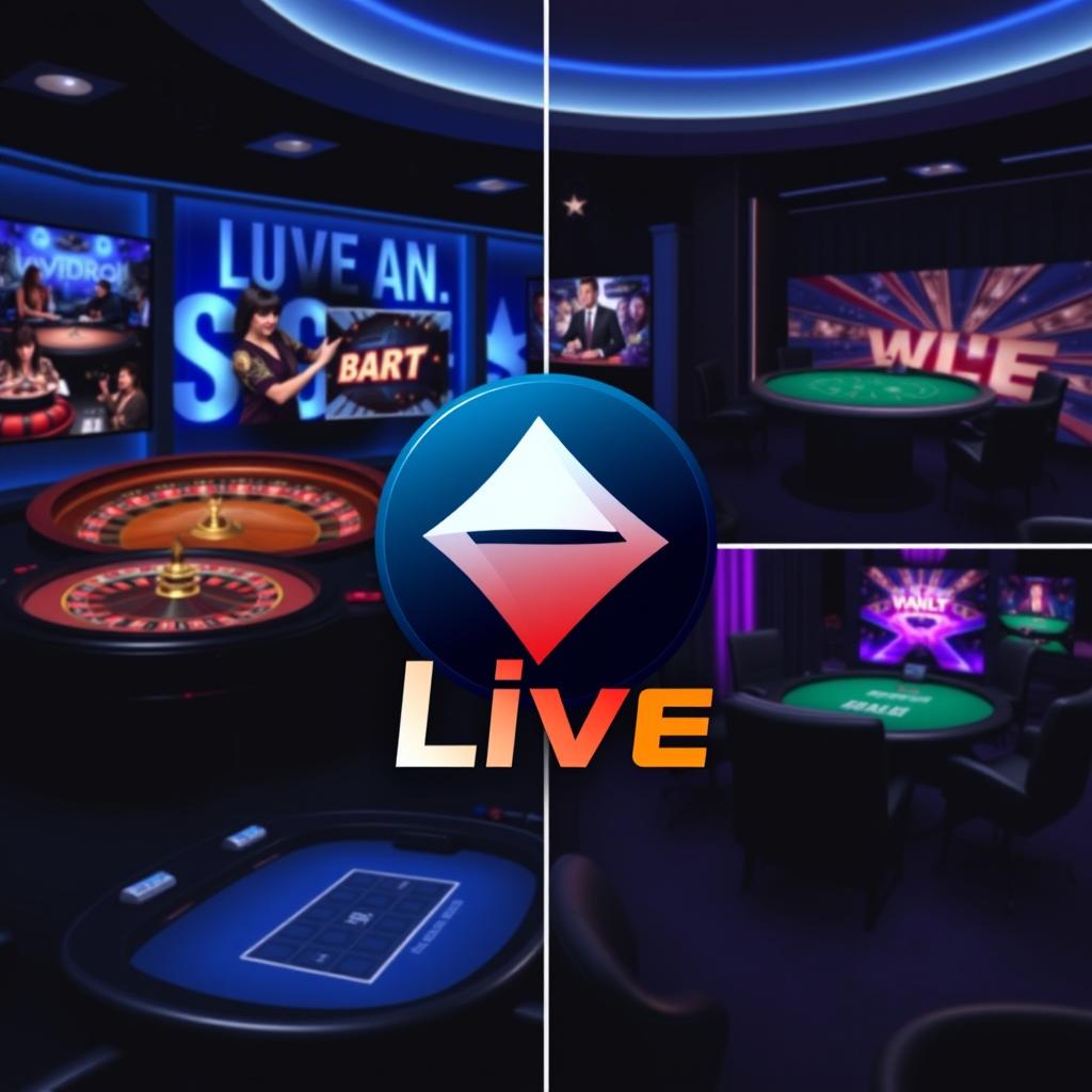 Pragmatic Play Live Logo und Spieltische