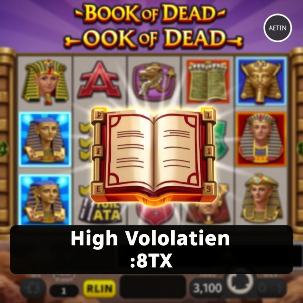 Spielautomat mit hoher Volatilität: Book of Dead