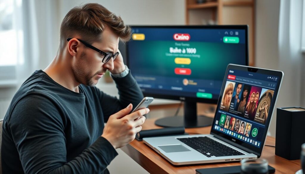 Spieler wartet frustriert auf seine Auszahlung und dokumentiert negative ehrliche Casino Erfahrungen Spieler wartet frustriert auf seine Auszahlung und dokumentiert negative ehrliche Casino Erfahrungen