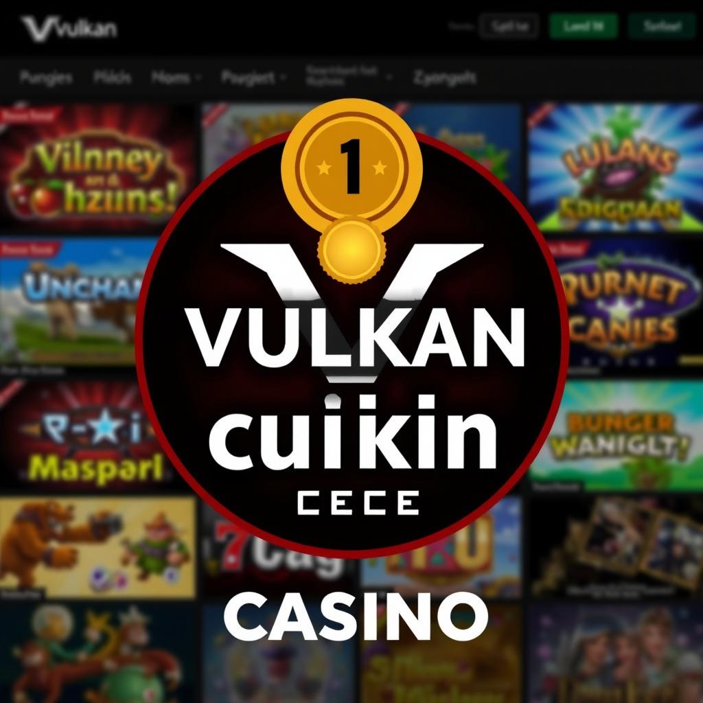 Vulkan Spiele Casino Logo und Spielauswahl